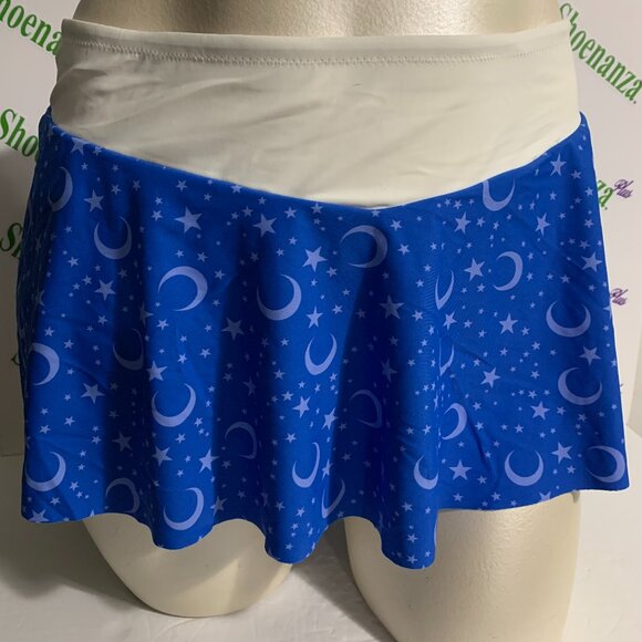 Hot Topic Swimsuit Swim Bottom High Waist Sailor Moon Cosplay Skirt Brief Plus 5 - Picture 1 of 3